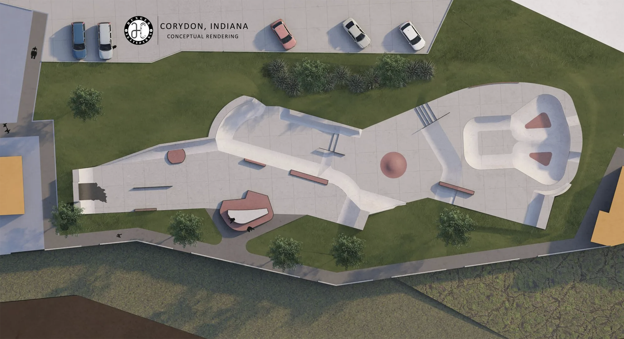 Corydon Skate Park Construction