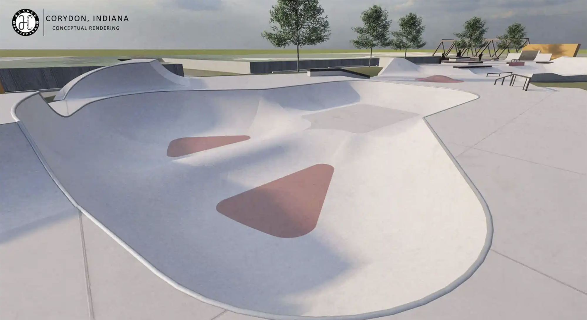 Corydon Skate Park Construction